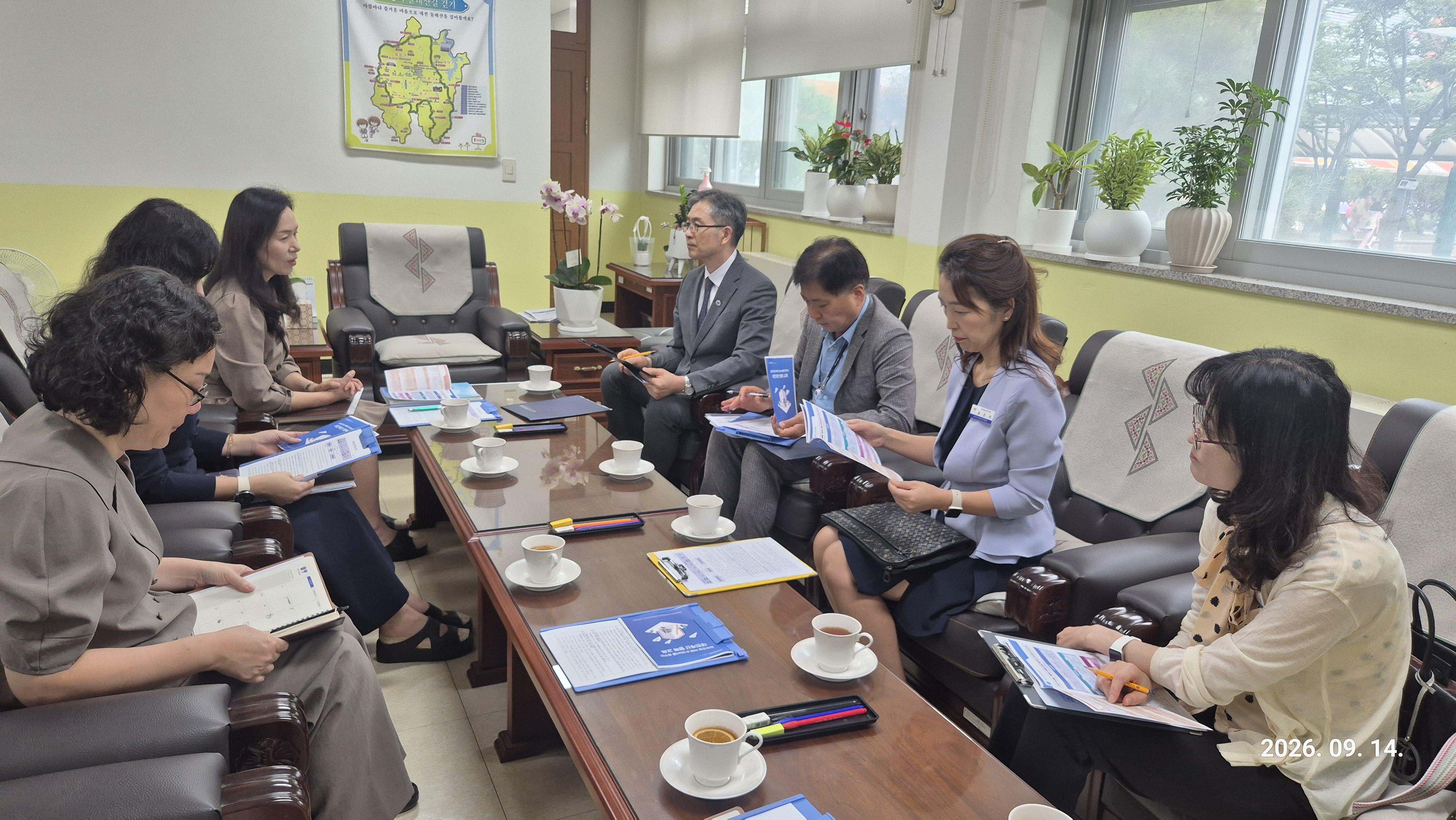 대전서부교육지원청, 신임 교장 부임 학교 찾아 맞춤형 현장 지원